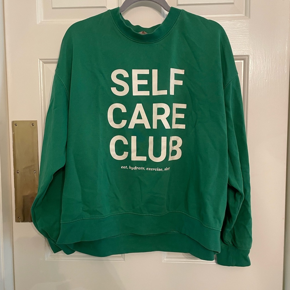 H&M Vibrant Green Sweatshirt
